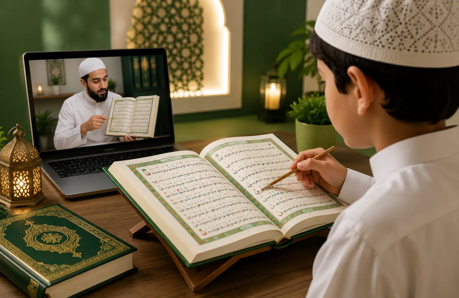 Learn Quran with Tajweed online with Al-Azhar certified instructors