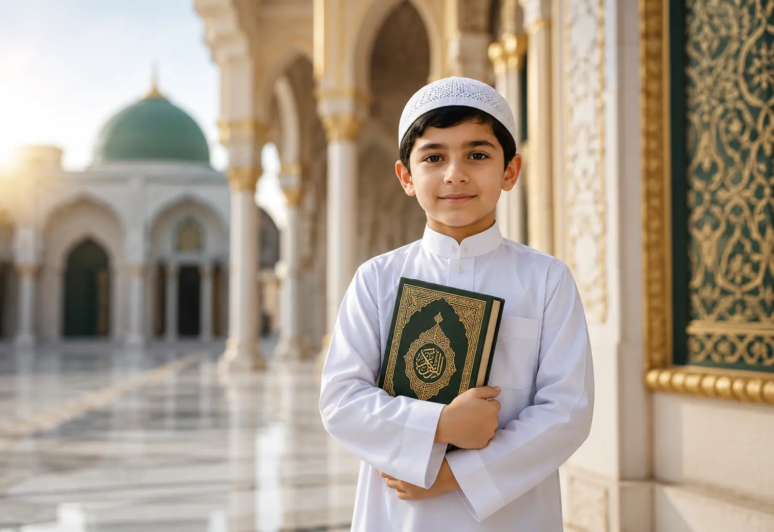 male Quran Teacher with student